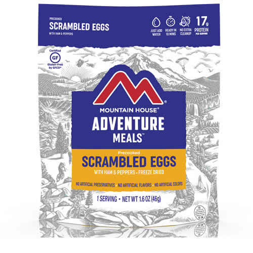 Mountain House Adventure Meals Scrambled Eggs w/ Ham & Peppers