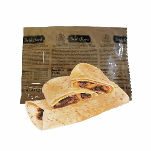 Bridgford MRE Mexican Style Beef Sandwich Wrap
