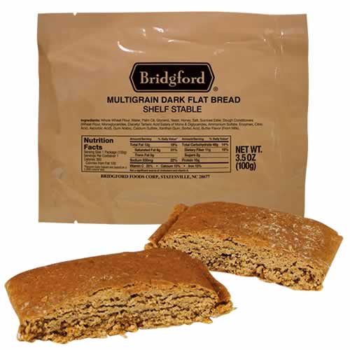 Bridgford MRE Multigrain Dark Flat Bread