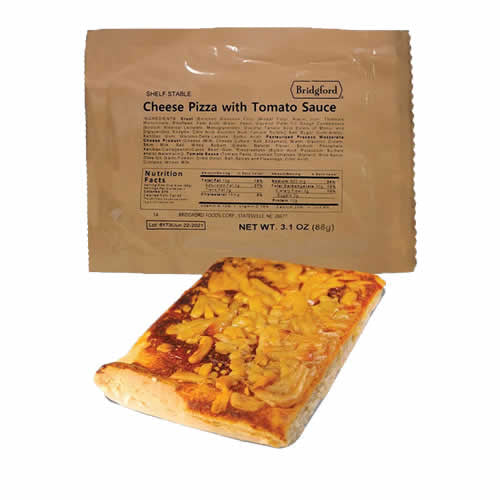 Bridgford MRE Cheese Pizza with Tomato Sauce