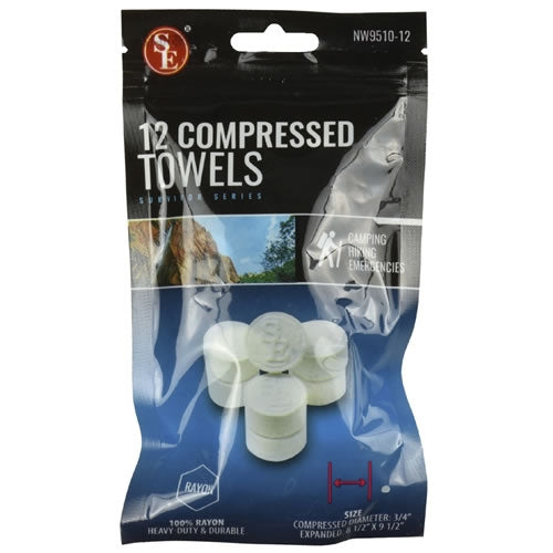 Compressed Towels (12-pack)