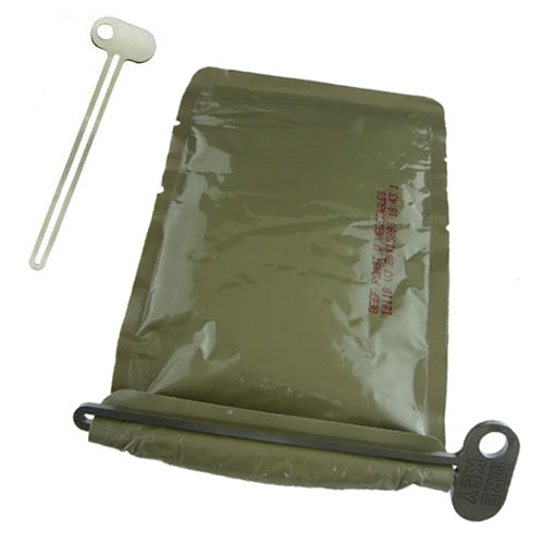 MRE Key (MRE entree shown for demonstration onlly)