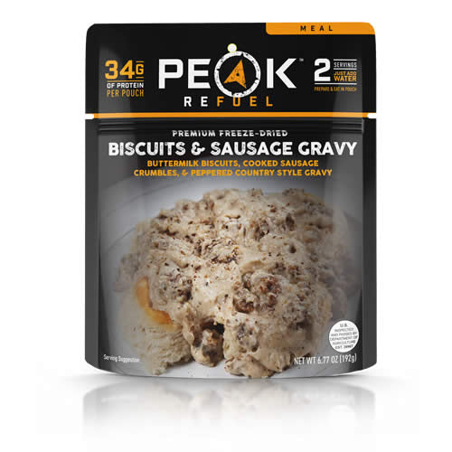 Peak Refuel Biscuits & Sausage Gravy (2 Servings)