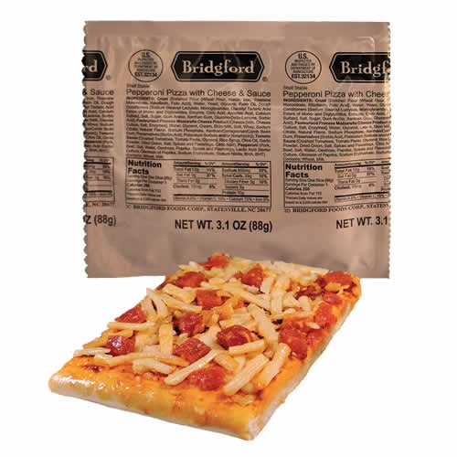 Bridgford MRE Pepperoni Pizza with Cheese & Sauce