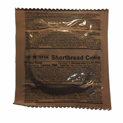 MRE Shortbread Cookie