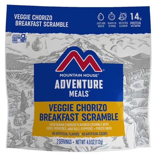 Mountain House Adventure Meals Veggie Chorizo Breakfast Scramble